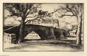 Musselburgh Bridge, Edinburgh — Bertha Evelyn Jaques