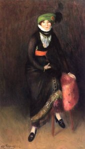The Green Bonnet — William James Glackens