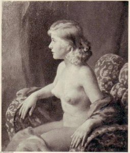 Čeština Modelka V Ateliéru — František Antonín Jelínek