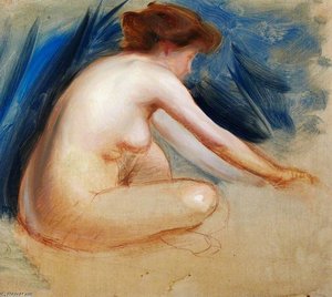 Female Nude — Charles Henry Sims