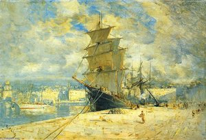 In Port — Frank Myers Boggs