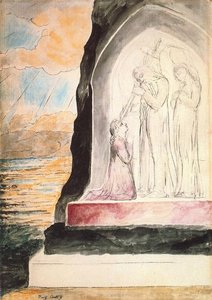 The angel marking the forhead of Dante