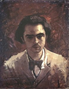 Portrait Of Paul Verlaine — Gustave Courbet, Contemporary Realism