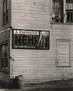 Sign, Saratoga Springs — Ralph Steiner