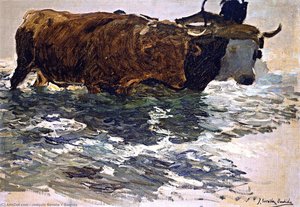 The Return From Fishing (study) — Joaquín Sorolla Y Bastida, Impressionism