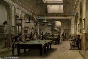 A billiard room