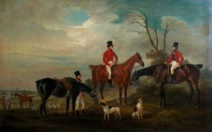 John, Henry And Francis Grant At Melton — Sr John E Ferneley