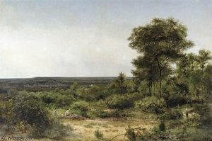 Heath Landscape At Sèvres — César De Cock