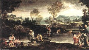 Fishing — Annibale Carracci