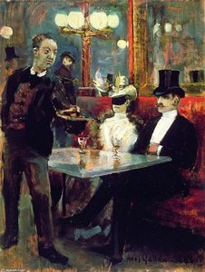 Parisian Café — Akseli Gallen-kallela