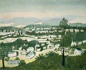 In The Green Mountains — Grandma Moses