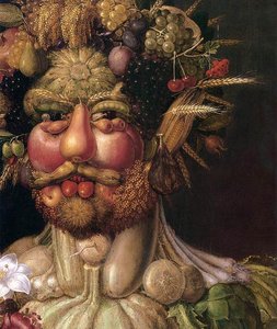 Vertumnus (detail) — Giuseppe Arcimboldo, Mannerist Style