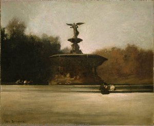 Bethesda Fountain (fountain In Central Park) — George Wesley Bellows, Ashcan School