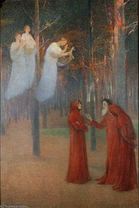 Les Poetes Au Bois Sacre — Henri Jean Guillaume Martin