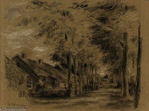 Dorfstrasse Laren — Max Liebermann