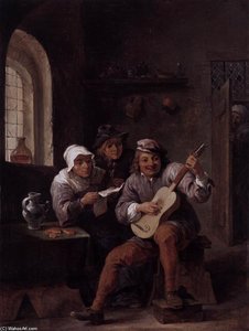 Peasants Making Music — David Teniers The Younger