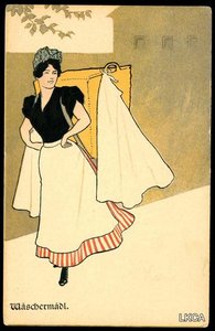 Laundry Woman — Raphael Kirchner
