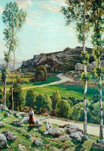 A Road In Provence — Herbert Edwin Pelham Hughes Stanton