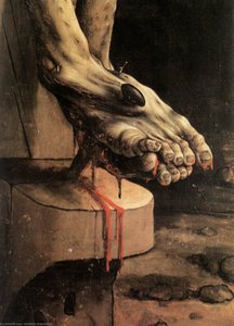 Die Kreuzigung (detail) — Matthias Grünewald