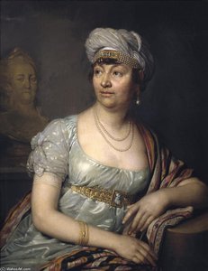 Portrait Of Germaine De Stael — Vladimir Lukich Borovikovsky