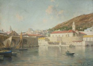 Dubrovnik (ragusa) Harbour — Samuel Henry William Llewellyn