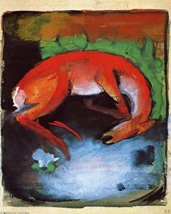 Totes Reh — Franz Marc