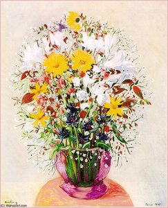 Bouquet De Fleurs — Moïse Kisling