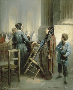 The Waif Aka L'abandonnée — Nicolas François Octave Tassaert