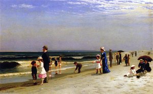 On The Beach At Coney Island — Samuel S Carr