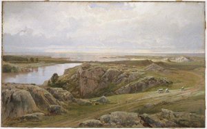 Lily Pond, Newport — William Trost Richards