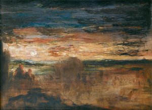 Shepherds Viewing Passing Soldiers — Gustave Moreau, Symbolist Painting