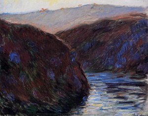 Valley Of The Creuse, Evening Effect — Claude Monet, Impressionism