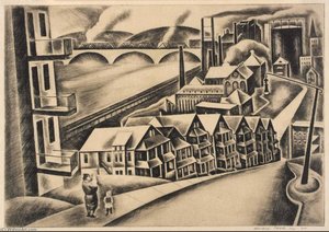 New England City — Howard Cook