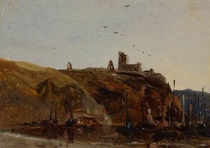 Peel Castle, Isle Of Man — George Hornblower Simms