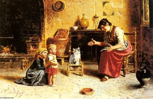 A Child's First Step — Eugenio Zampighi
