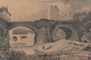 Brecon Bridge, Yorkshire — John Sell Cotman