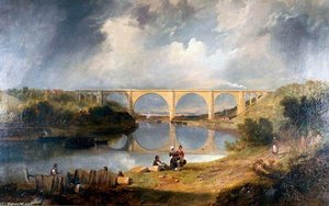 Victoria Bridge Over The River Wear — John Wilson Carmichael