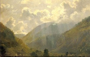 Last Sun Rays (etude) — Ivan Ivanovich Shishkin, Romanticism