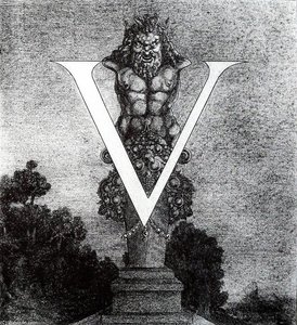 Design Of Initial V — Aubrey Vincent Beardsley