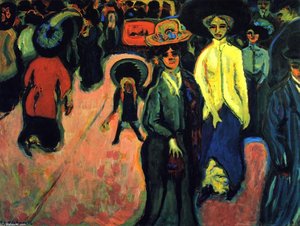 Straße — Ernst Ludwig Kirchner, Expressionism