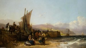 Bargaining For The Catch — William Shayer Senior
