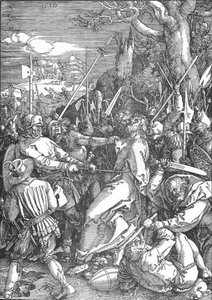Das Große Passionsspiel: 10. Die Gefangennahme Christi — Albrecht Dürer, Manierismus