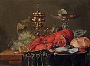 Still Life With Lobster — Christiaen Luyckx