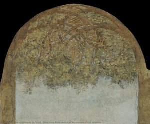 Sala Delle Asse, Detalle De La Decoración De Las Lunetas — Leonardo Da Vinci, Renaissance