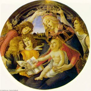 Madonna Of The Magnificat — Sandro Botticelli, Renaissance Humanism
