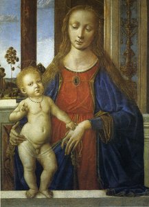 Madonna And Child — Andrea Del Verrocchio, Renaissance Early