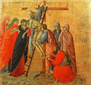 Deposition, Museo Dell'opera Del Duomo, Siena. — Duccio Di Buoninsegna, Sienese School