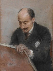 Portrait Of Max Liebermann — Fritz Von Uhde