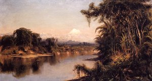 South American Landscape (also Known As Chimborazo From Riobamba) — Louis Remy Mignot