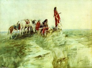Medicine Rock — Charles Marion Russell, American West Art